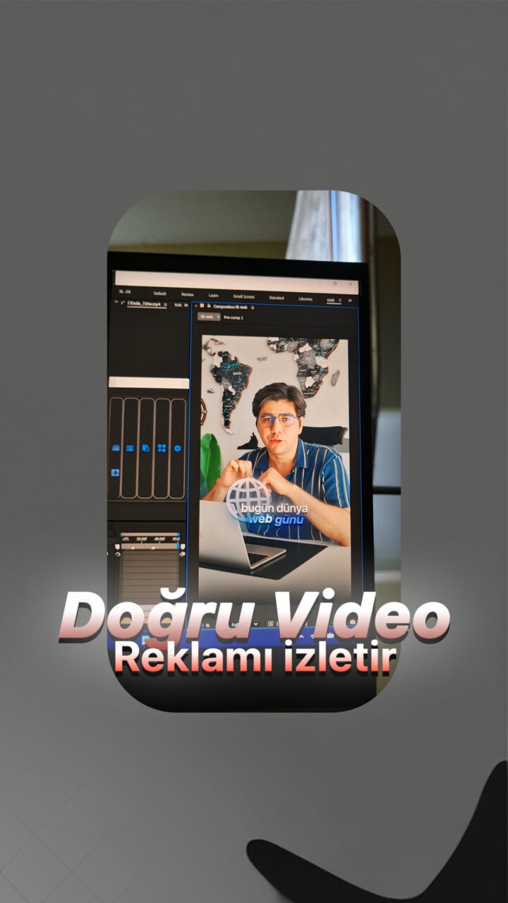 Web yazılımcısı için konuşmalı video: altyazı ve motion graphics projesinin kapak görseli